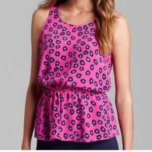 Silk Lilly Pulitzer pink cheetah top 💗